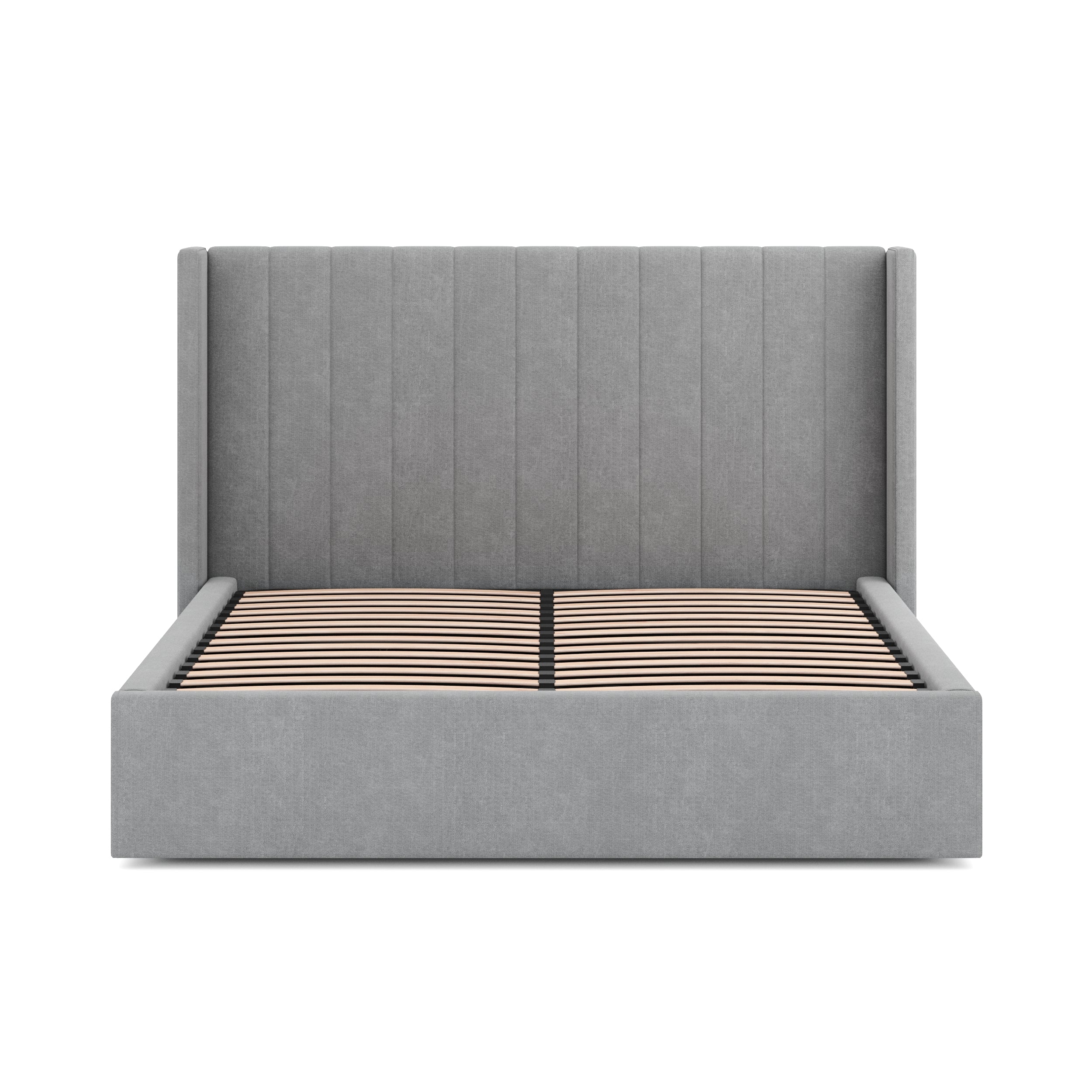 Hillsdale Wide Base King Bed Frame - Flint Grey Bed Frame Ming-Core   