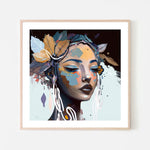 Jadore 70cm x 70cm Framed Poster - Natural Frame Wall Art Gioia-Local   