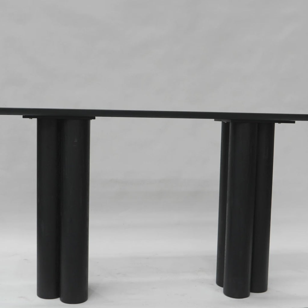 Ex Display - Imogen 1.6m Console Table - Full Black Console Table LJ-Core