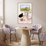 A Cat And Olives, by Lia Nell Wall Art Gioia-Local