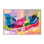 Bold Rhapsody, By Belinda Stone Wall Art Gioia-Local 40x60cm Framed Canvas Oak