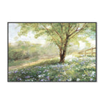 Bright Violet Field, By Danhui Nai Wall Art Gioia-Local 40x60cm Framed Canvas Black