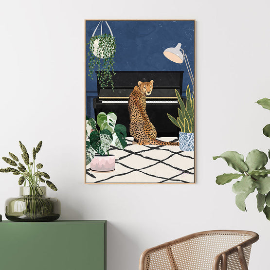 Cheetah Composer, By Sarah Manovski Wall Art Gioia-Local