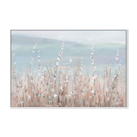 Coastal Morning Blooms, By Danhui Nai Wall Art Gioia-Local 40x60cm Framed Canvas White