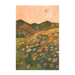 Daisy Fields, By Eleanor Baker Wall Art Gioia-Local 40x60cm Framed Canvas Gold