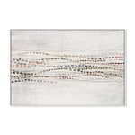 Dancing Waves Colour, By Dear Musketeer Studio Wall Art Gioia-Local 40x60cm Framed Canvas White