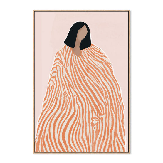 Daphnie L'orange, By Stacey Williams Wall Art Gioia-Local 40x60cm Framed Canvas Oak