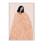 Daphnie L'orange, By Stacey Williams Wall Art Gioia-Local 40x60cm Framed Canvas White