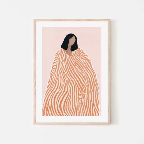 Daphnie L'orange, By Stacey Williams Wall Art Gioia-Local 40x60cm Framed Poster Black