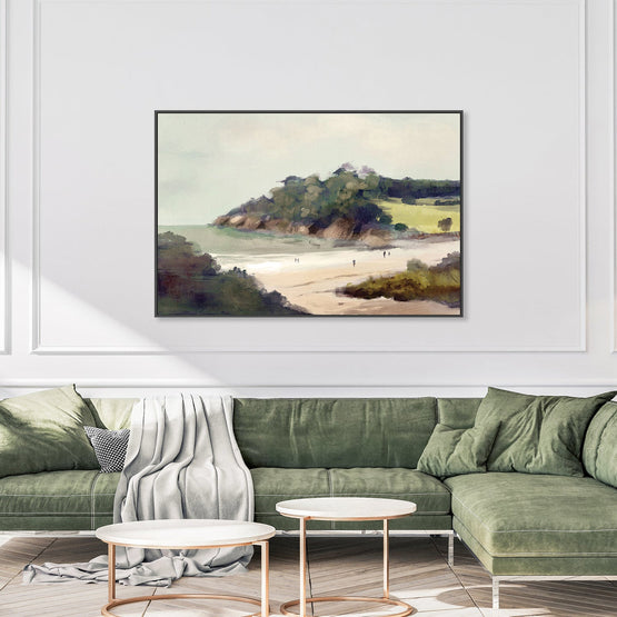 Devon Beach, By Dan Hobday Wall Art Gioia-Local