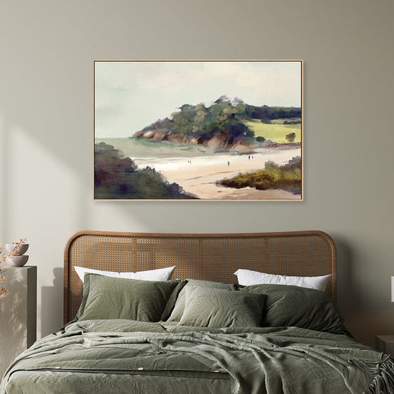 Devon Beach, By Dan Hobday Wall Art Gioia-Local