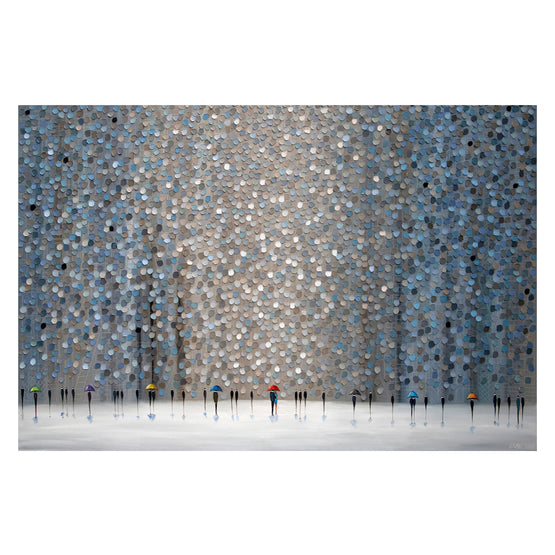 Infinity Rain, Ekaterina Emilkina Wall Art Gioia-Local 40x60cm Framed Canvas Gold