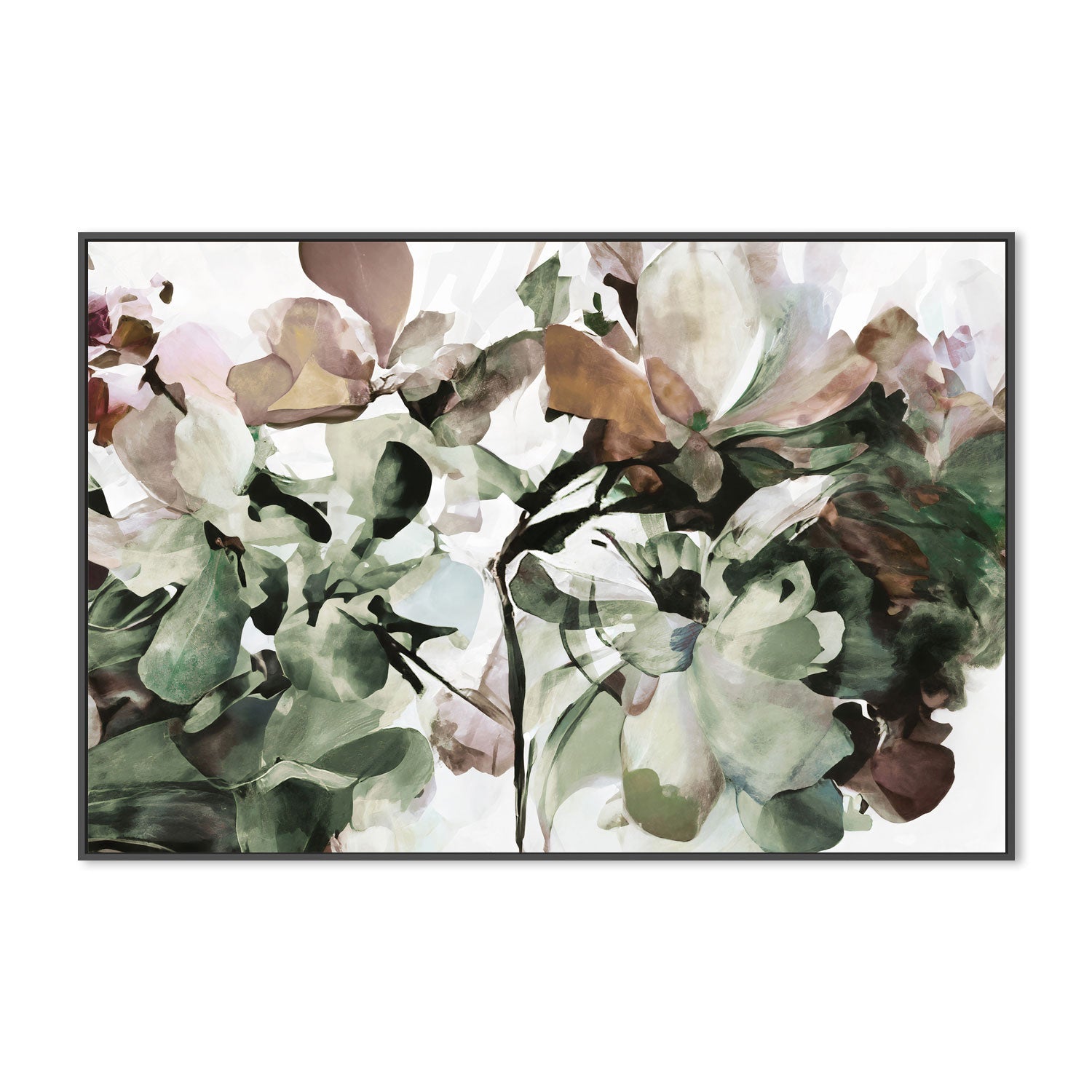 Pistachio Hydrangea, By Dear Musketeer Studio Wall Art Gioia-Local 40x60cm Framed Canvas Black