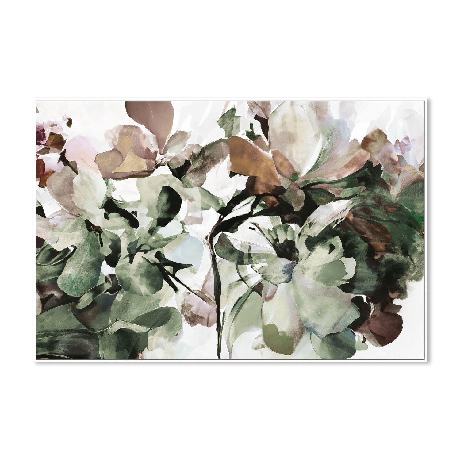 Pistachio Hydrangea, By Dear Musketeer Studio Wall Art Gioia-Local 40x60cm Framed Canvas White