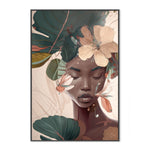 Saffron, By Bella Eve Wall Art Gioia-Local 40x60cm Framed Canvas Black