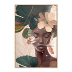 Saffron, By Bella Eve Wall Art Gioia-Local 40x60cm Framed Canvas Oak