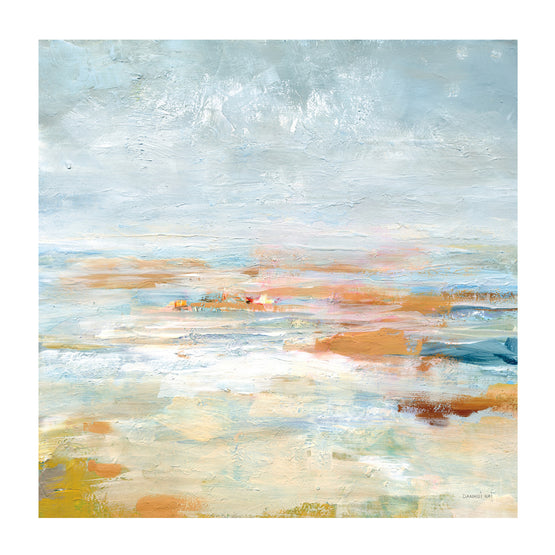 To The Sea, By Danhui Nai Wall Art Gioia-Local 50x50cm Framed Canvas Gold