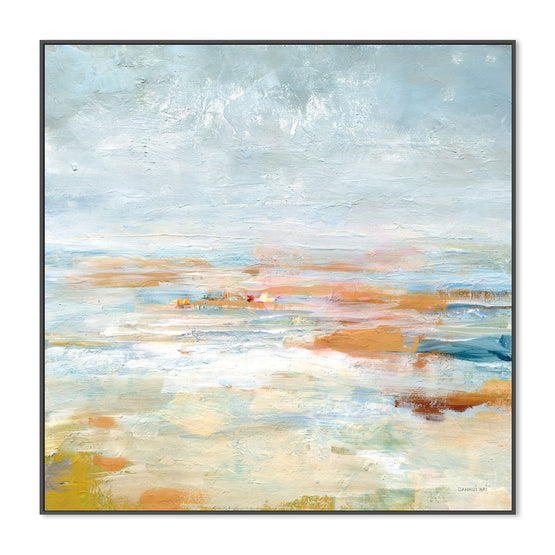 To The Sea, By Danhui Nai Wall Art Gioia-Local 50x50cm Framed Canvas Black