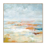 To The Sea, By Danhui Nai Wall Art Gioia-Local 50x50cm Framed Canvas Oak