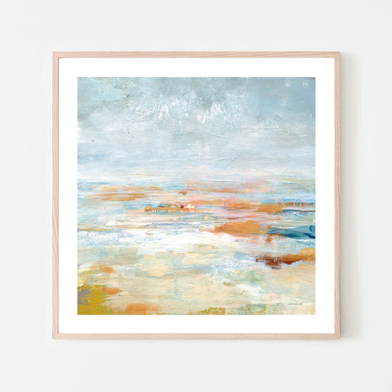 To The Sea, By Danhui Nai Wall Art Gioia-Local 50x50cm Framed Poster Black