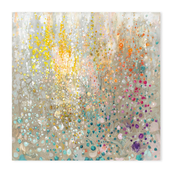 True Love, By Danhui Nai Wall Art Gioia-Local 50x50cm Framed Canvas Gold