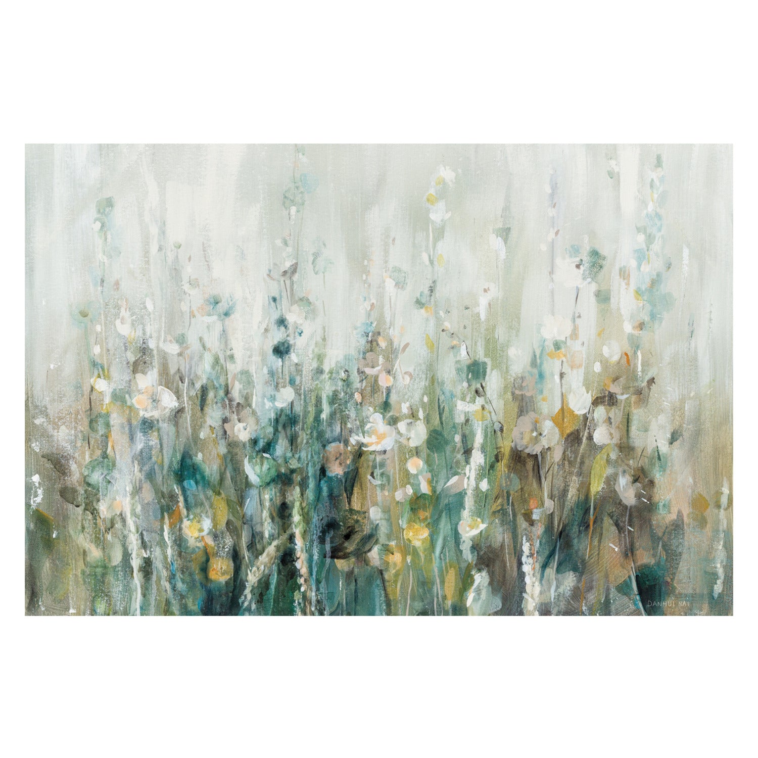 Wildflower Field, By Danhui Nai Wall Art Gioia-Local 40x60cm Framed Canvas Gold