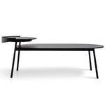 Ex Display - Pena 1.47m Wooden Coffee Table - Full Black Coffee Table Swady-Core   