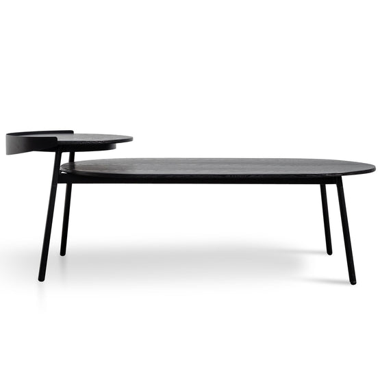 Ex Display - Pena 1.47m Wooden Coffee Table - Full Black Coffee Table Swady-Core   