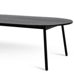 Ex Display - Pena 1.47m Wooden Coffee Table - Full Black Coffee Table Swady-Core   