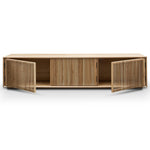 Ex Display - Dahlia 2m Wooden TV Entertainment Unit - Natural Ash TV/Entertainment Unit Dwood-Core   