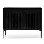 Ex Display - Dahlia 110cm Wooden Sideboard Unit - Black Oak Buffet & Sideboard Dwood-Core   