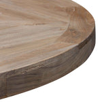 Ex Display - Kara Reclaimed 1.6m Round Dining Table - Natural Top - Natural Base Dining Table Reclaimed-Core   