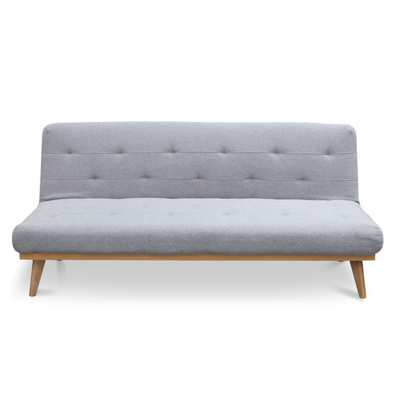 Reyes 3 Seater Fabric Sofa Bed - Moonlight Grey Fabric - Last One Sofa Bed Deco-Sofa-Core   