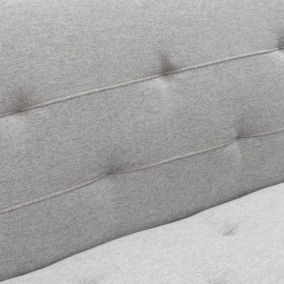 Reyes 3 Seater Fabric Sofa Bed - Moonlight Grey Fabric - Last One Sofa Bed Deco-Sofa-Core   