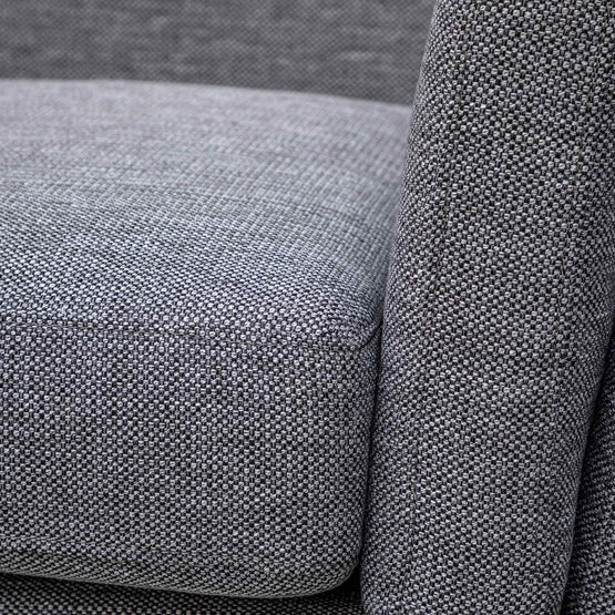 Karla 2 Seater Fabric Sofa - Graphite Grey Sofa Casa-Core   