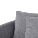 Denmark 4 Seater Fabric Sofa - Graphite Grey and Natural Legs - Last One Sofa Original Sofa-Core   