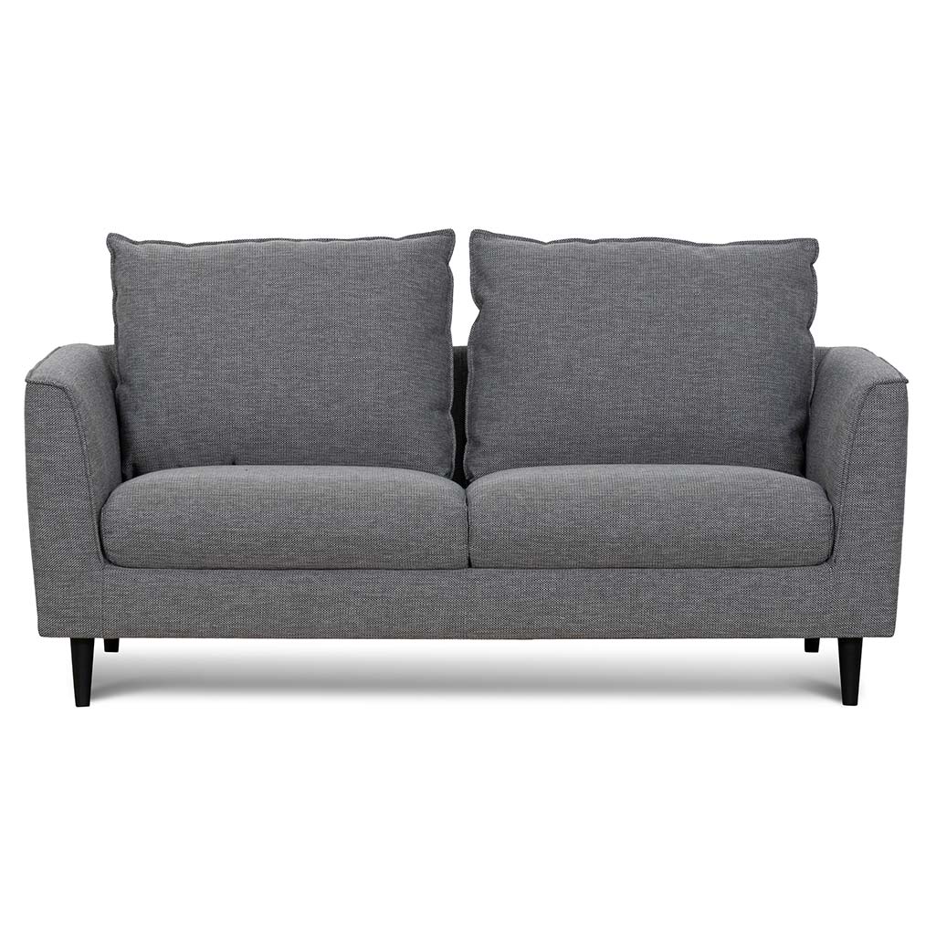 Grey fabric two on sale seater sofa