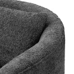 Efren Fabric Armchair - Iron Grey | Interior Secrets