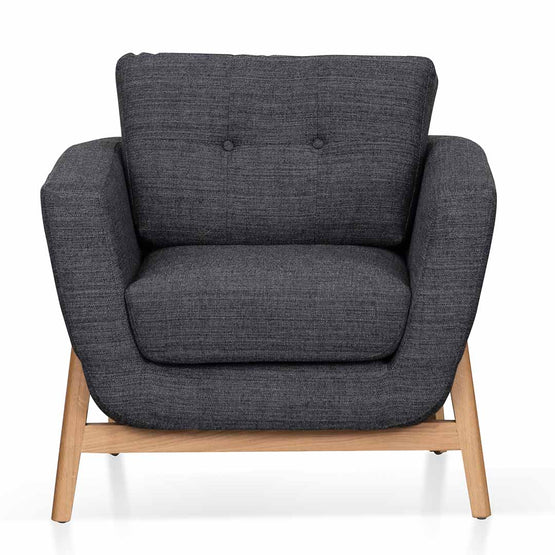 Helgrim Fabric Armchair - Metal Grey Armchair Original Sofa-Core   