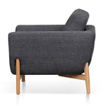 Helgrim Fabric Armchair - Metal Grey Armchair Original Sofa-Core   