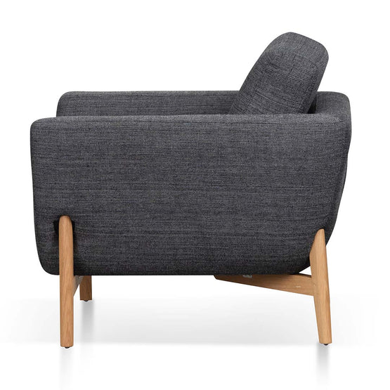 Helgrim Fabric Armchair - Metal Grey Armchair Original Sofa-Core   