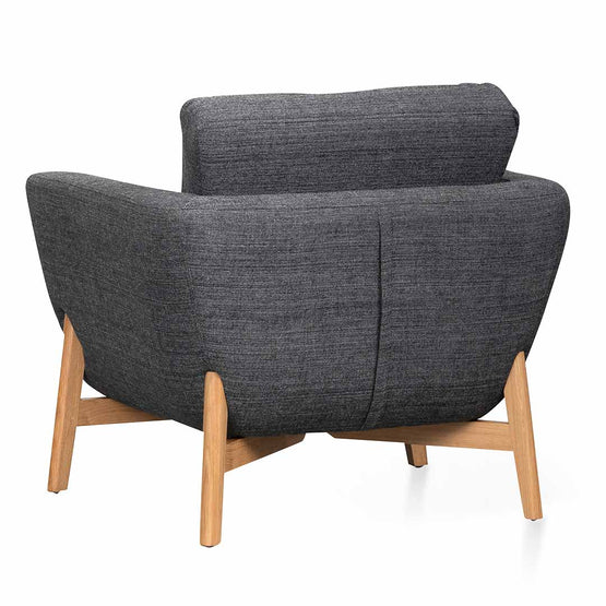 Helgrim Fabric Armchair - Metal Grey Armchair Original Sofa-Core   