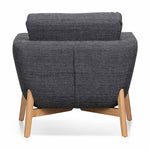 Helgrim Fabric Armchair - Metal Grey Armchair Original Sofa-Core   