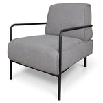 Ken Fabric Lounge Chair - Light Grey Armchair LF-Core   