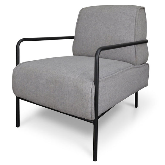 Ken Fabric Lounge Chair - Light Grey Armchair LF-Core   