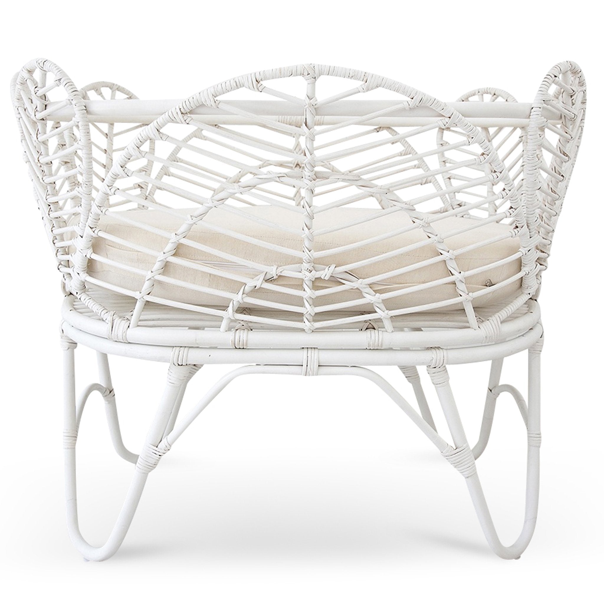 White sales wicker bassinet