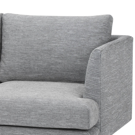 Denmark 3 Seater Fabric Sofa - Graphite Grey - Natural Legs Sofa Original Sofa-Core   