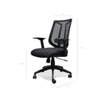 Deniz Mesh Office Chair - Black - Last One Office Chair LF-Core   