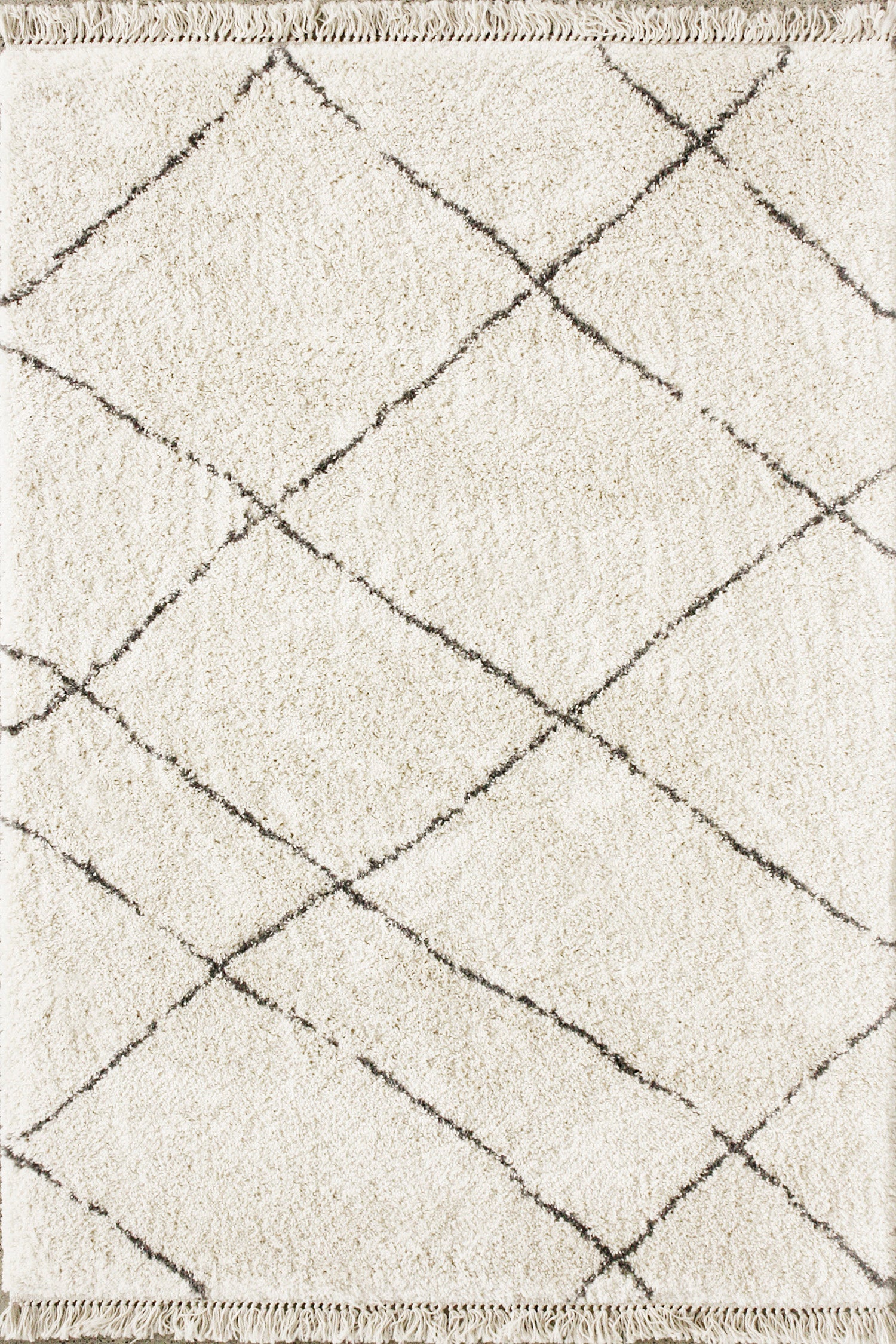 Hand Braided Beige Rug - 280 x 190cm