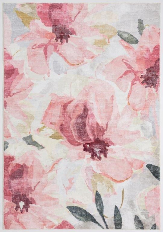 Mella 180cm x 270cm Flower Design Rugs - Lily Rose Rug Italy-Local   